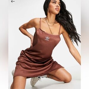 Adidas originals Satin slip dress